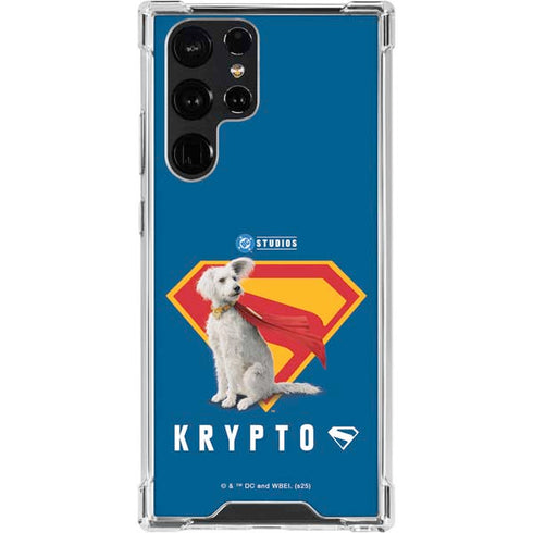 Superman 2025 Krypto the Super Dog Galaxy S24 Ultra Clear Case